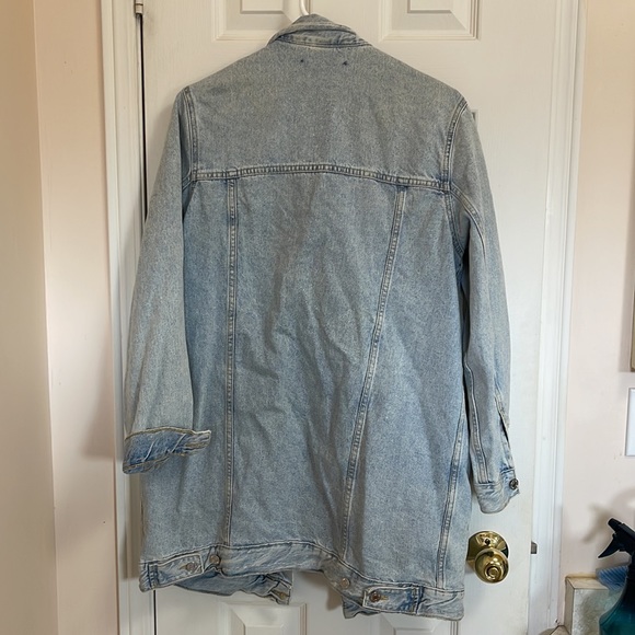 H & M Longline Jean Jacket - Picture 8 of 11